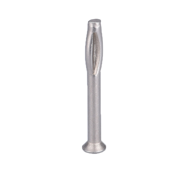 Stainless steel split drive anchor flat head