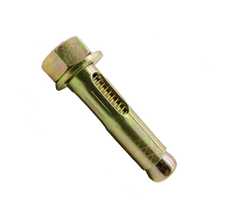 Yellow Zinc Hex Nut Sleeve Anchor