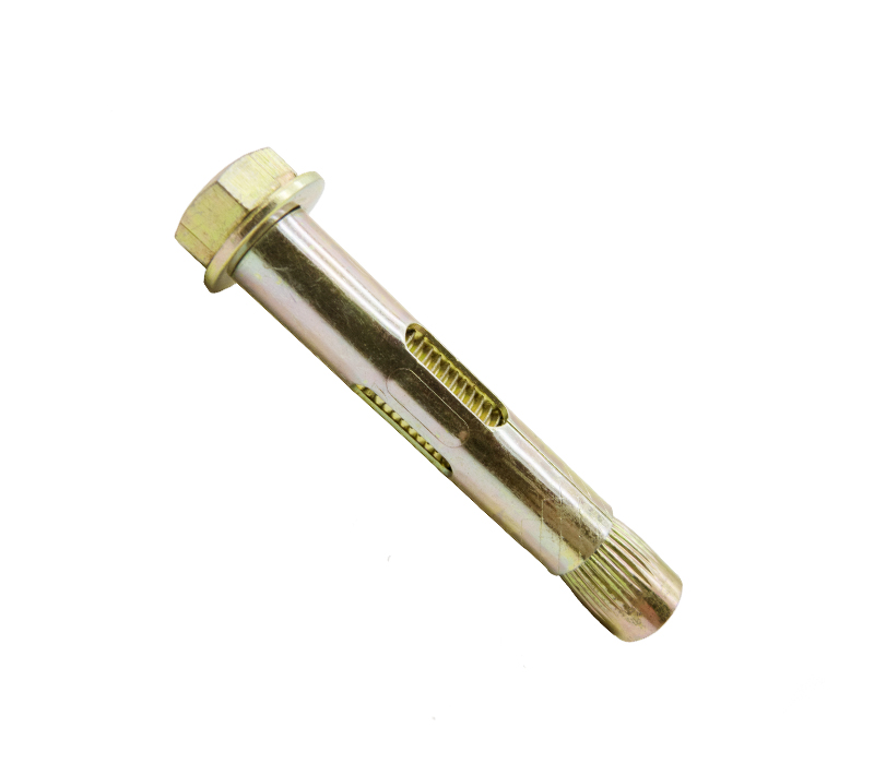 Yellow Zinc Hex Bolt Sleeve Anchor